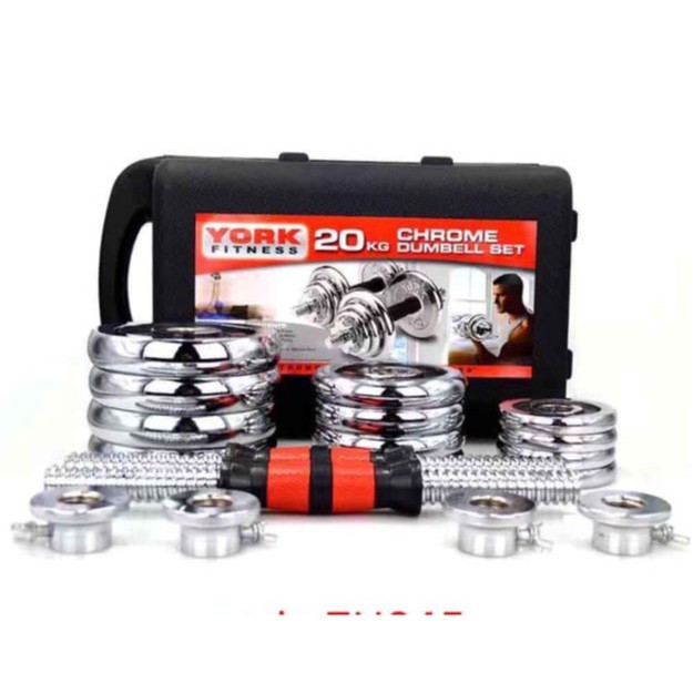 20KG Chrome Dumbbell Set Shopee Philippines