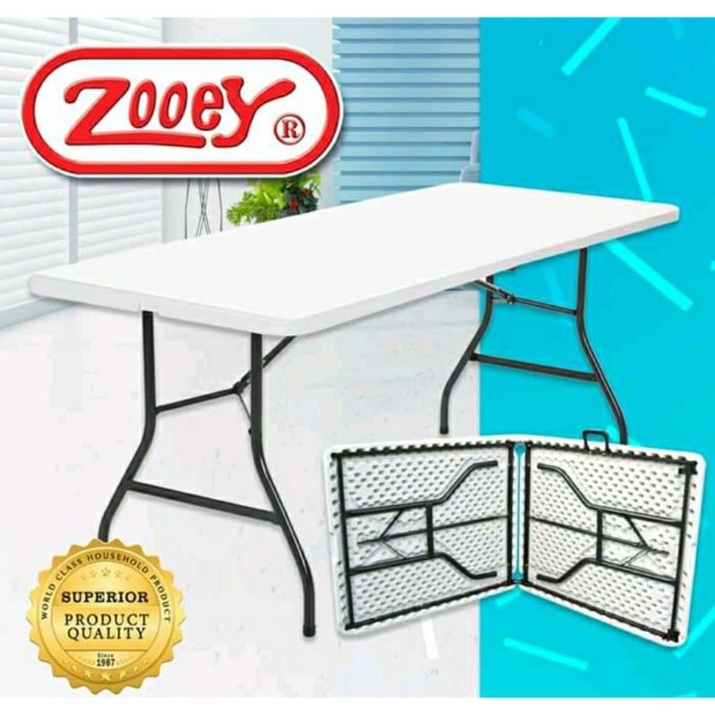 Zooey Budget Folding Table 6 feet #269-FT (Houseware Express) | Shopee ...