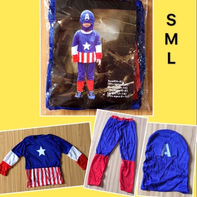 Captain america dress boy hotsell