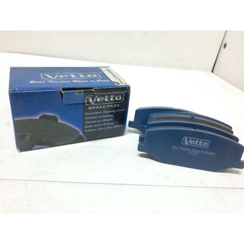 VETTO DISC BRAKE PADS SUZUKI JIMNY 1.3 '98/ SAMURAI 1.3 '84-'98 (FRONT ...