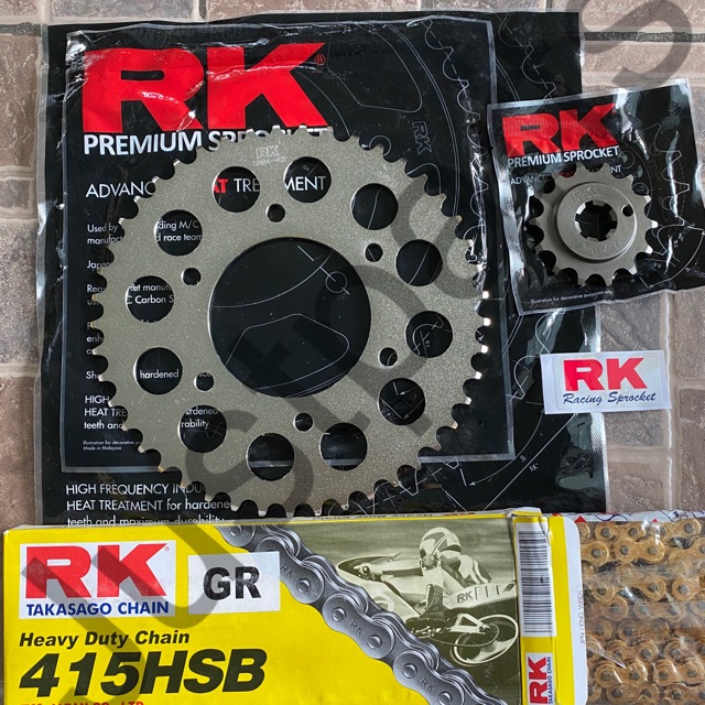 RK TAKASAGO SPROCKET SET FOR SNIPER150 Shopee Philippines