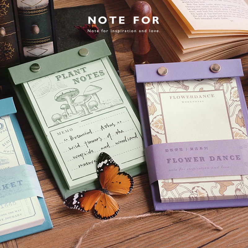 Retro Series of Note Pads Can Tear Off The Message Note Note Note Book ...