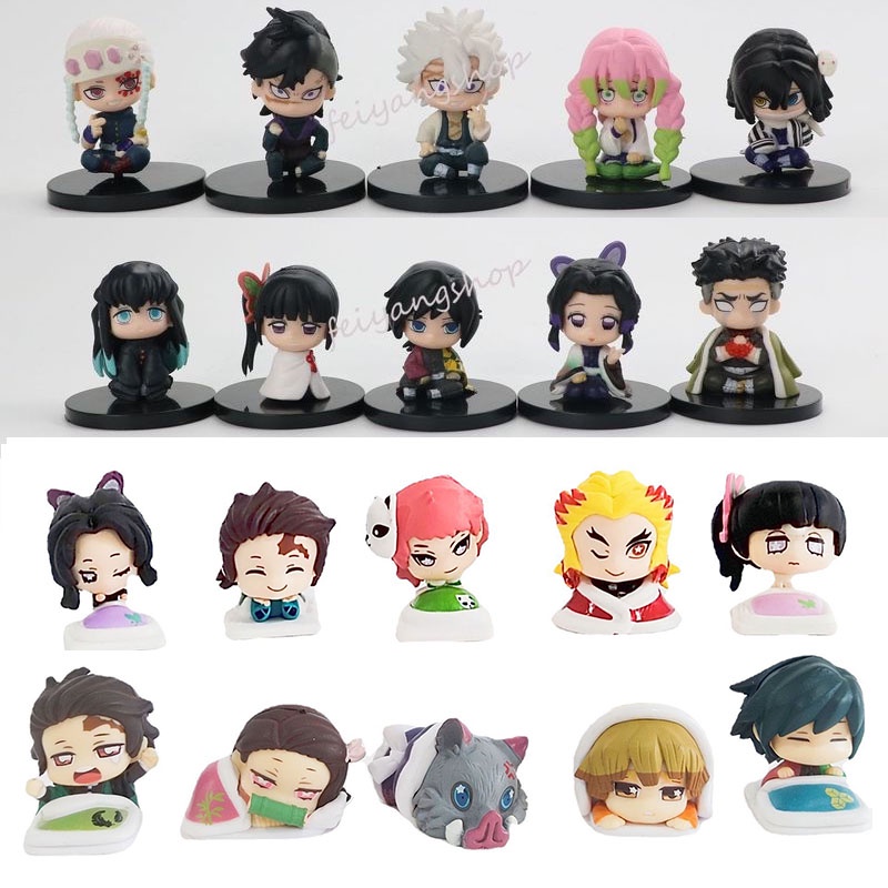 5 Pieces Car Cake Decoration Demon Slayer Kamado Tanjirou Kamado Nezuko ...