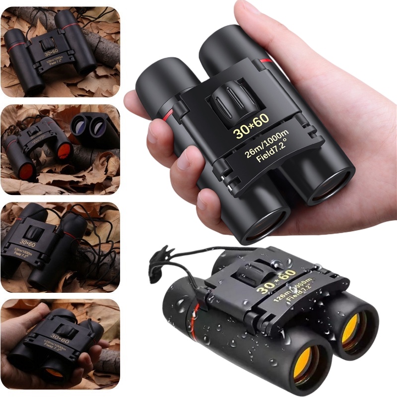 30x60 Sakura Telescope Foldable Day Night Vision Optical Binocular