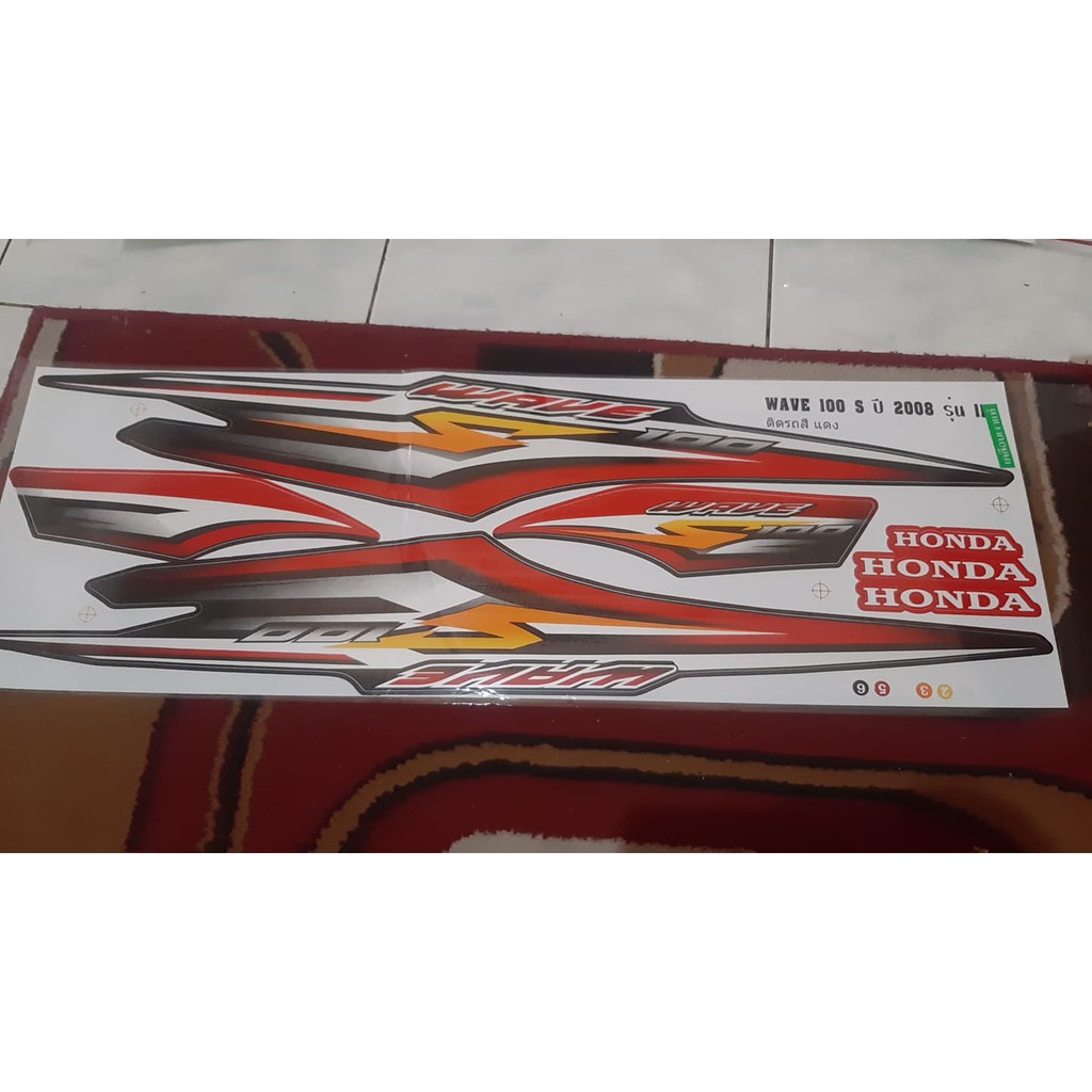 honda wave100 decals (wholeasale price na) | Shopee Philippines