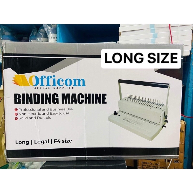 OFFICOM PLASTIC COMB BINDING MACHINE LONG SIZE | Shopee Philippines