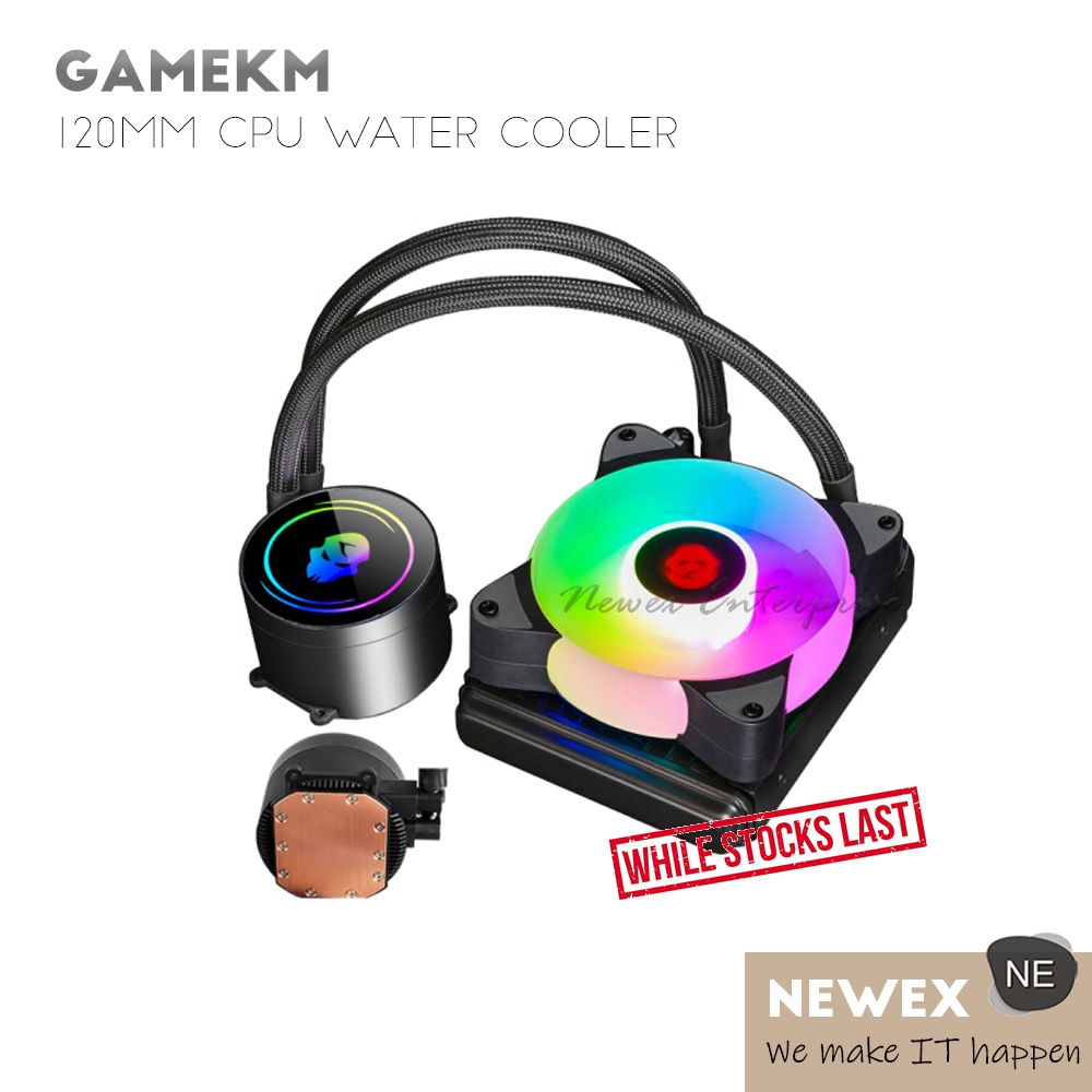 Evesky Golden Field Gamekm 120mm RGB AIO CPU Liquid Cooler | Shopee ...