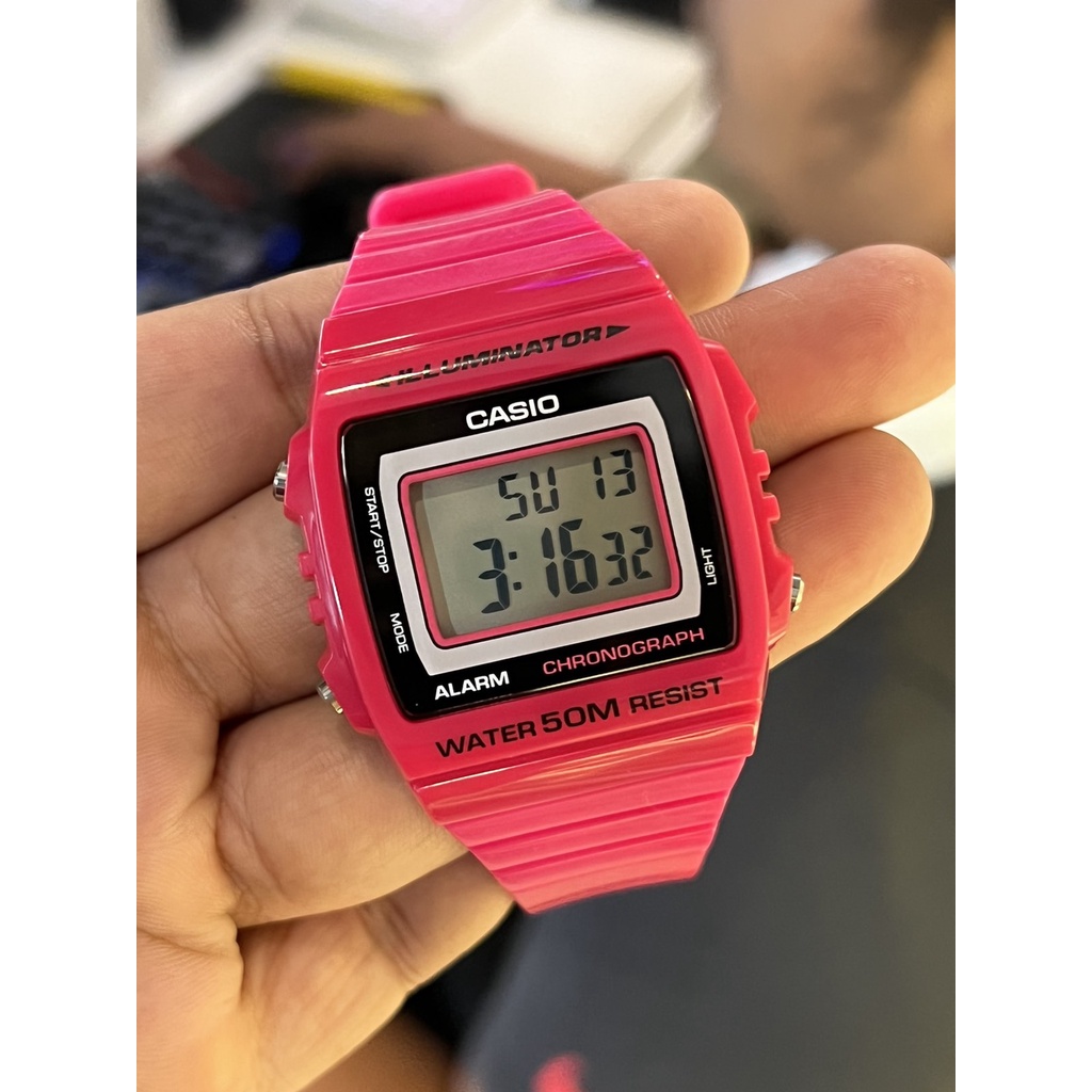 Casio discount illuminator pink