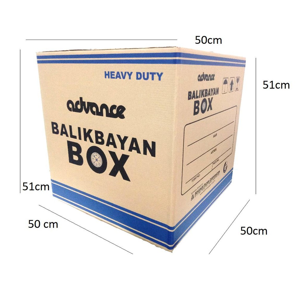 5 Pieces Heavy Duty Brown Balikbayan Box Storage Box Shopee Philippines