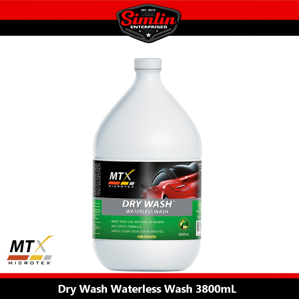 MTX Dry Wash 1 Gal 3800ml Microtex Waterless Wash (With Wax) Concentrated Shopee Philippines