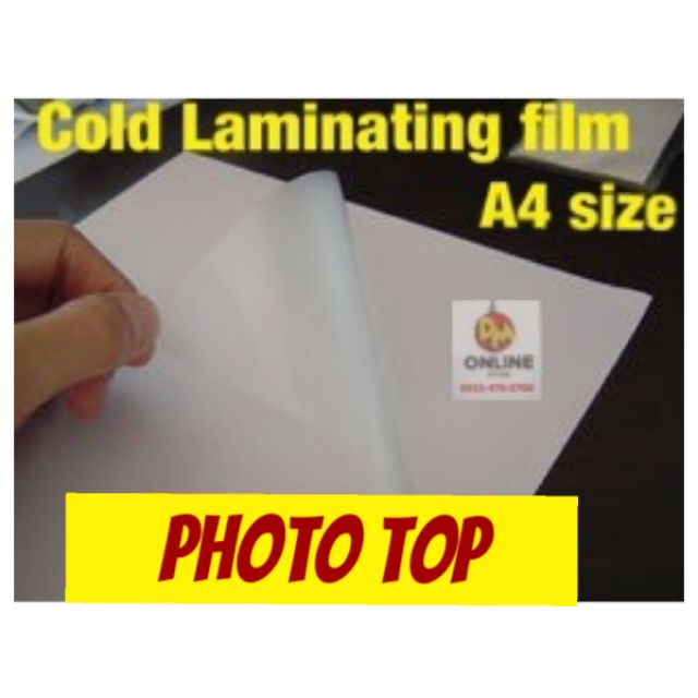 Cold laminating film glossy and matte photo top A4 10pcs Shopee