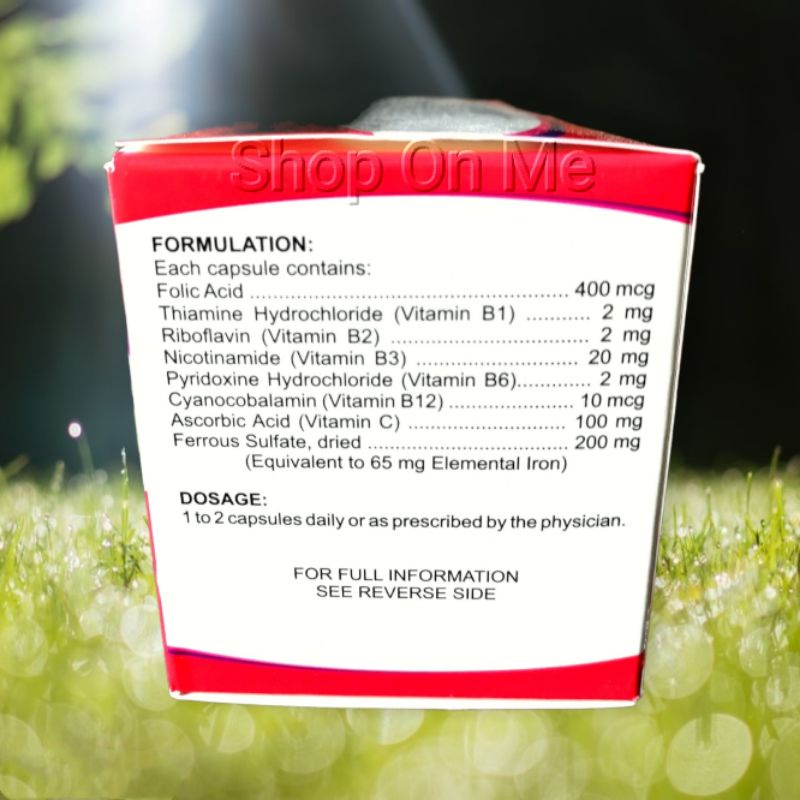 MULTIGO MULTIVITAMINS + IRON 100 capsules | Shopee Philippines