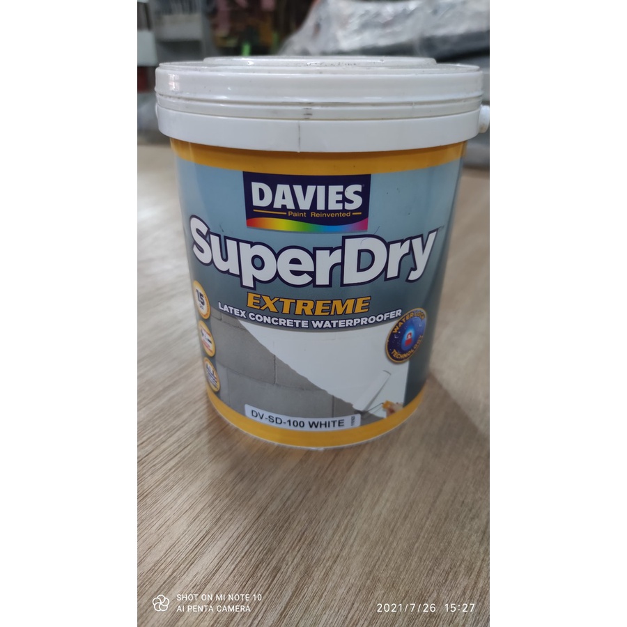 Davies Superdry Latex Concrete Waterproofer Water Based White 4