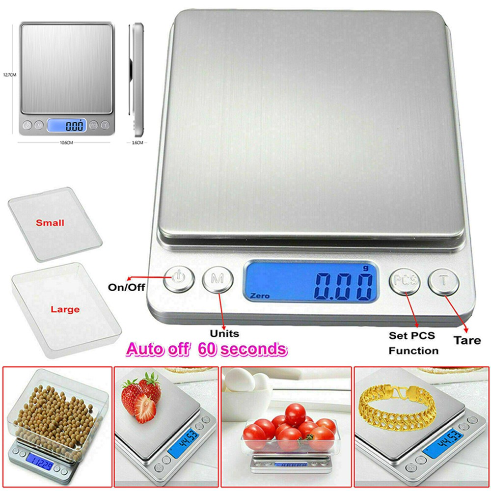 Kitchens Electronic Scales Digital Mini LCD Baking Food Weighing Scale