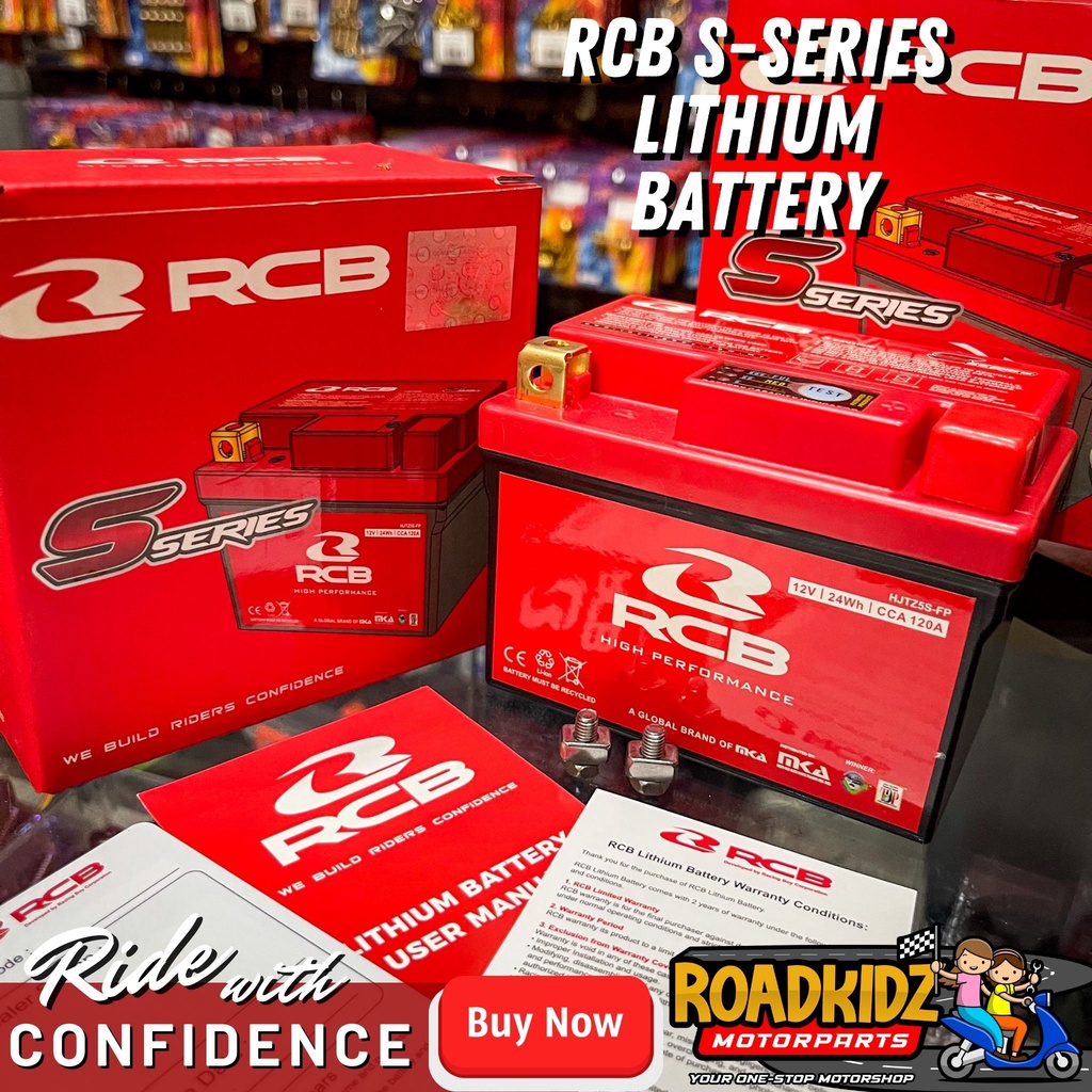 RCB Lithium Battery 12V/24Wh/120A 7L/12v/36wh (SUPERLIGHTWEIGHT