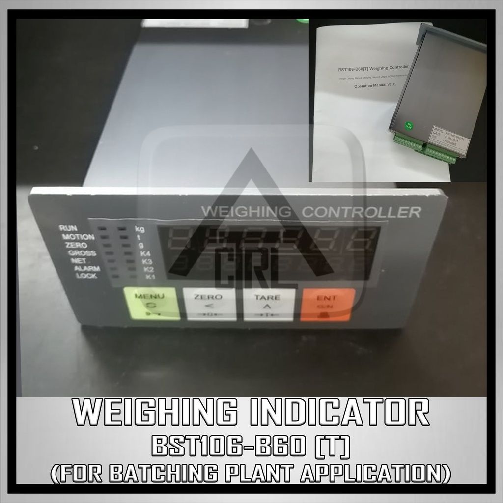 BST106-B60 LOAD CELL WEIGHING INDICATOR SUPMETER (LOADCELL INDICATOR ...