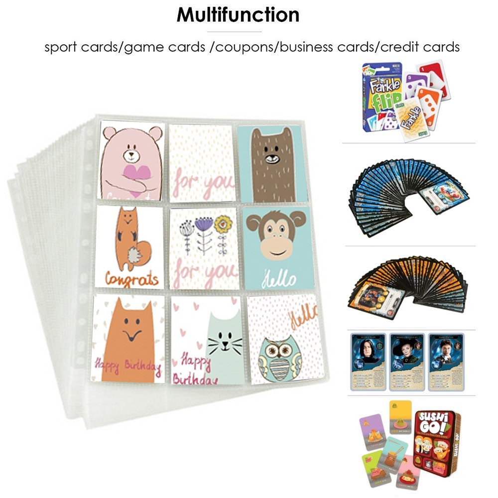 card binder sleeves target MoKo Card Binder for Pokemon Cards Binder 4-Pocket, 400 Pockets Tradin –  Mokodirect main image 1