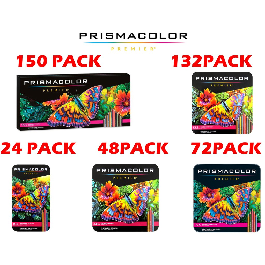 Prismacolor Premier Colored Pencils, Soft Core, 48 Pack