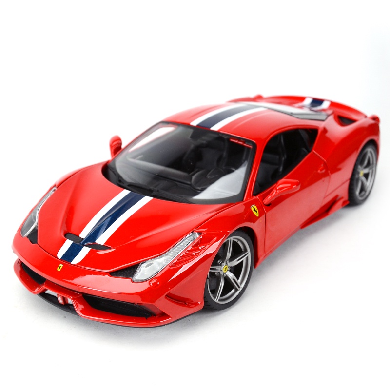 Bburago 1:18 458 Speciale Sports Car Static Simulation Die Cast ...