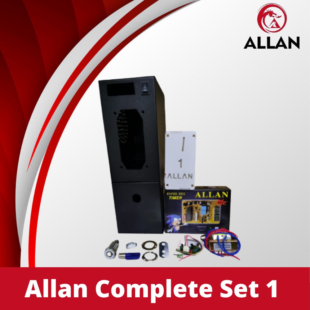 ALLAN Complete Set Pisonet COMBO 1 /High Power Relay Coinslot Box ...