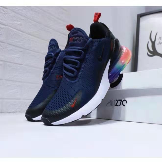 Nike air max 270 navy blue women's 2024 running shoes