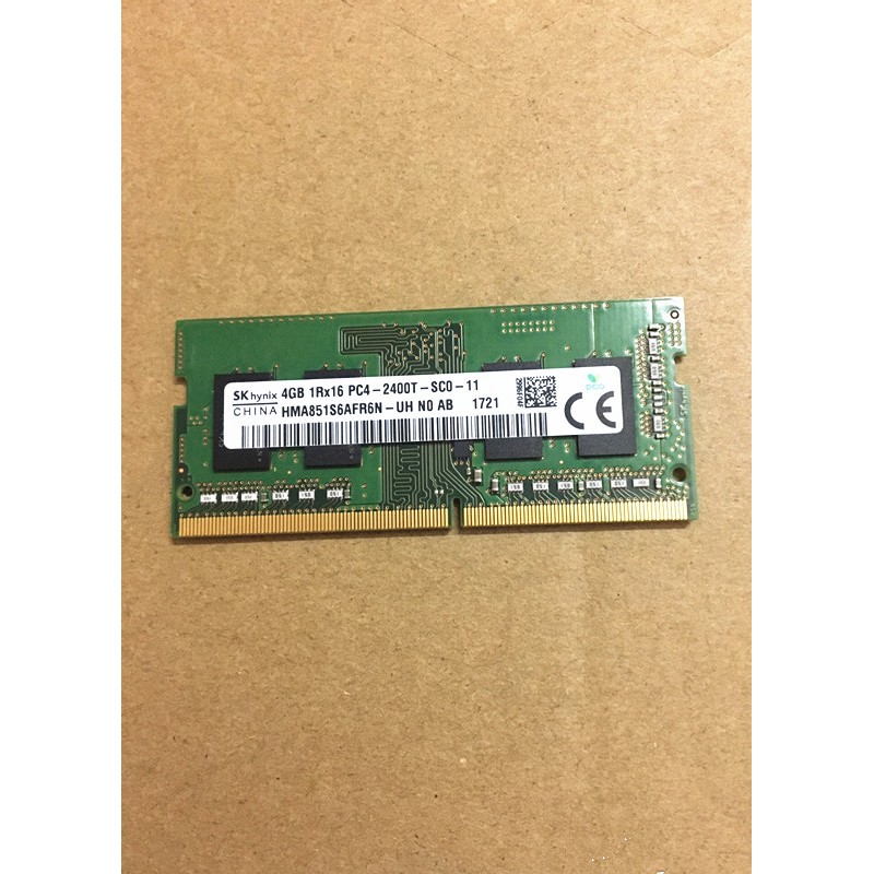 SK Hynix DDR4 RAM 4GB 1RX16 PC4- 2400T-SCO-11 Laptop memory