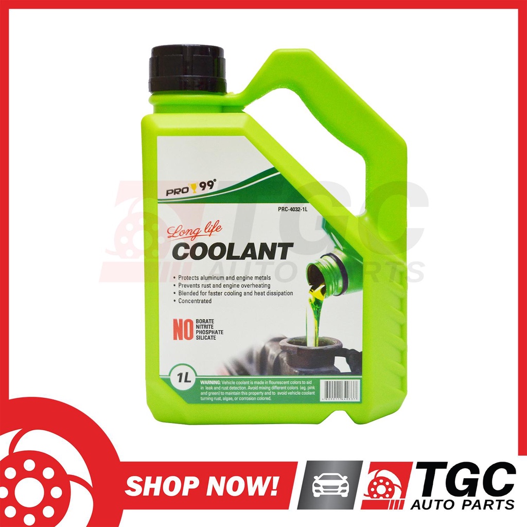 Pro99 Long Life Radiator Coolant Green 1 Liter Shopee Philippines