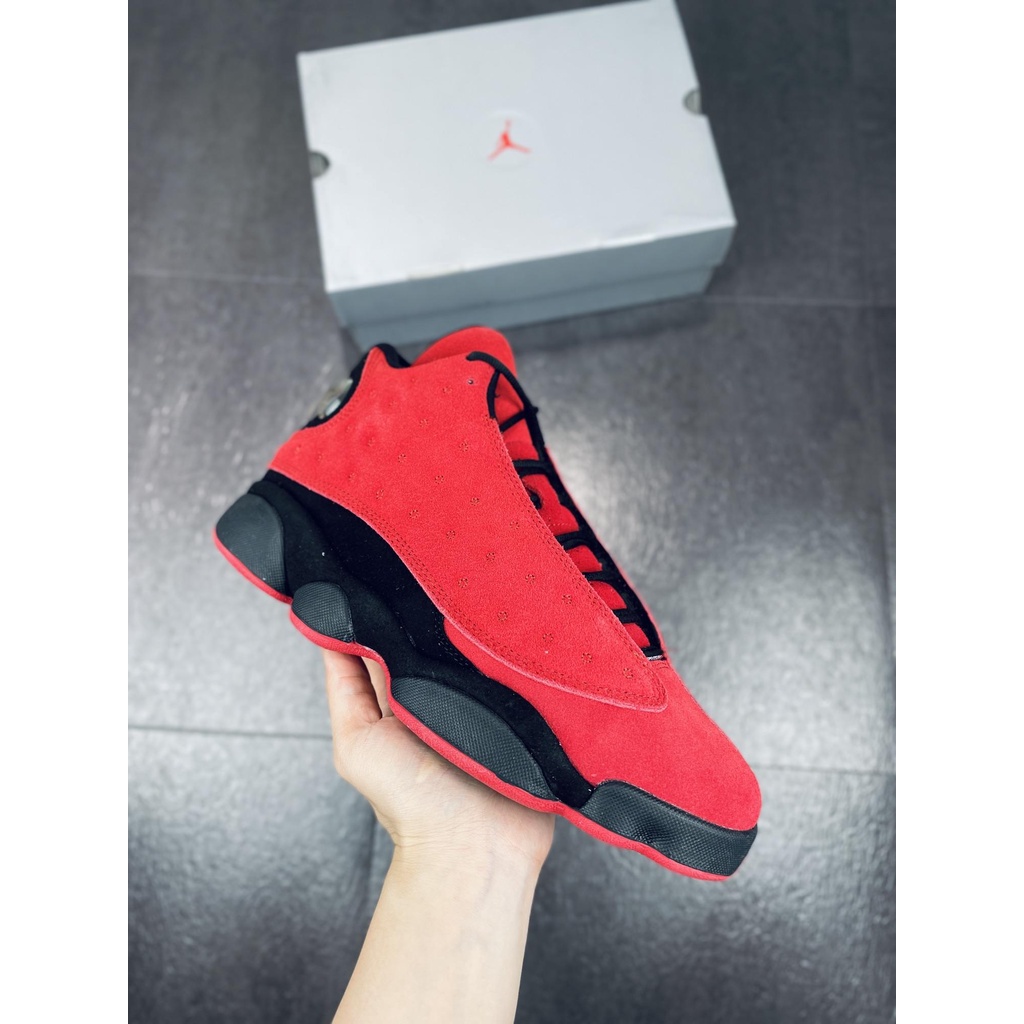 Core private pure AJ3 reversal black and red Air Jordan 3 XIII Michael ...