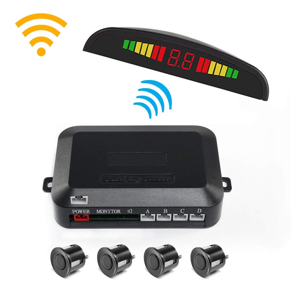 wireless Car Auto Parktronic Parking Sensor System With 4 Sensors ...