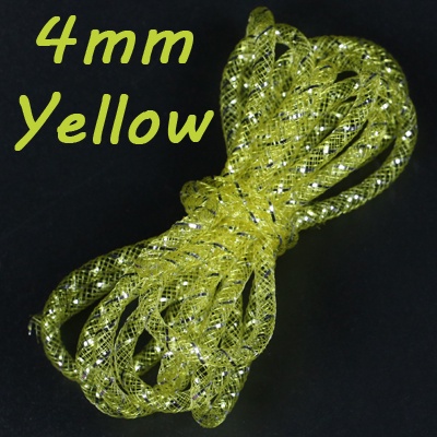 thumbnail image 2 of 8m Assorted Mylar Tinsel Mesh Tube – 8mm Width, Fly Tying Materials 2 of 5