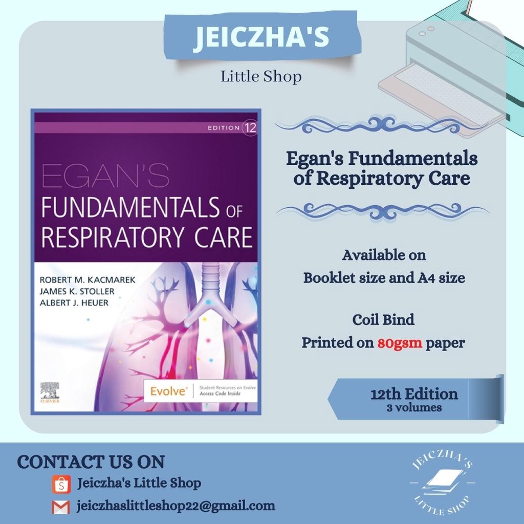 Egan's Fundamentals of Respiratory Care [12th Edition] | Shopee Philippines