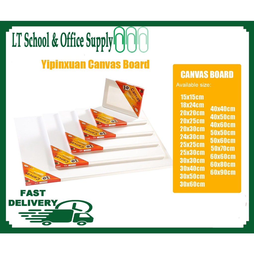 Canvas Board Wooden Frame Gesso primed | Shopee Philippines