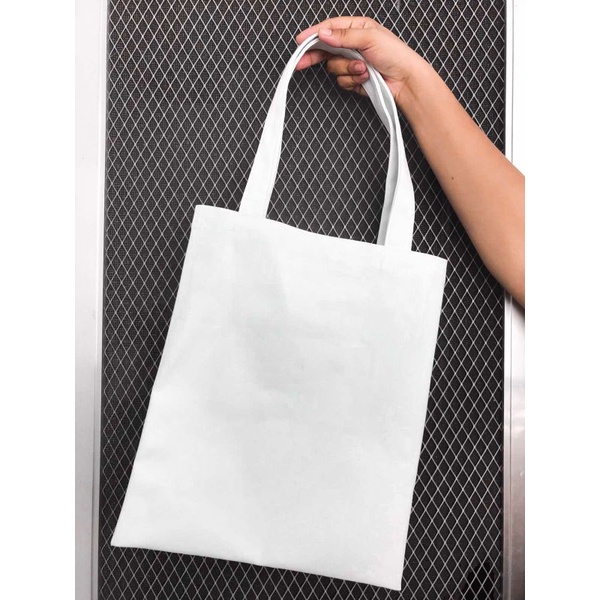 Plain Canvas Tote Bag Canvas 1000