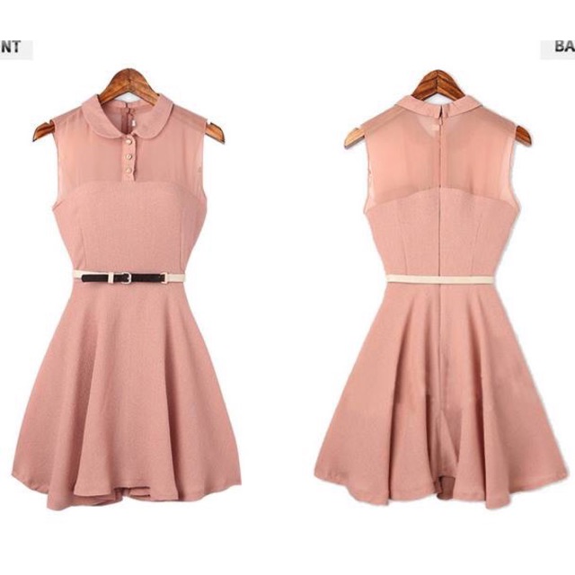 Peach hotsell dress casual