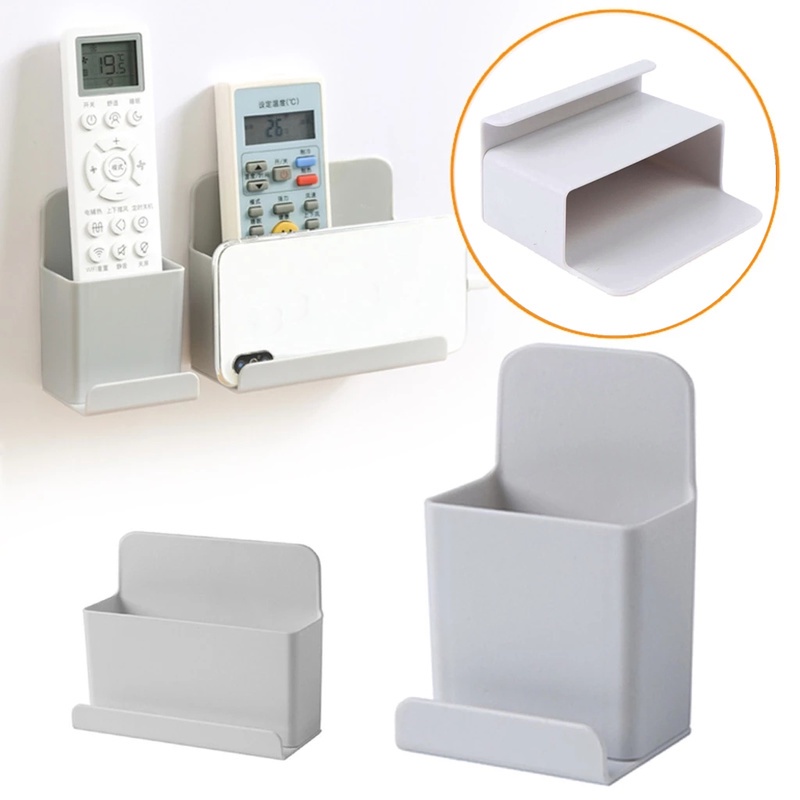 1Pc 2-Sizes Multifunctional Wall Mounted Organizer Case Self-adhesive ...