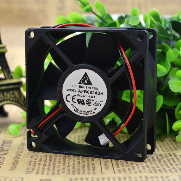 Delta AFB0824SH 8025 24V 0.33 A 8CM/cm High Air Volume Inverter Cooling ...