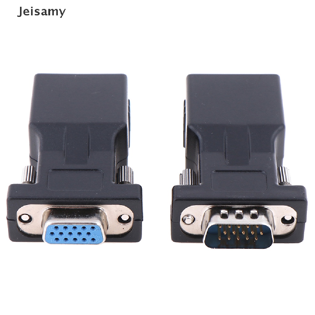 [Jei] VGA male female to RJ45 15pin network adapter connector lan ...