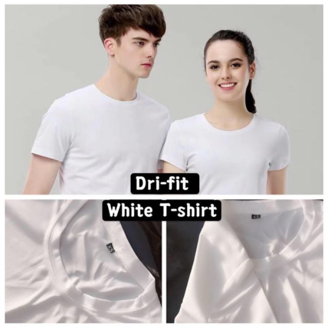 Keep Dri-fit white shirt Drifit for printing