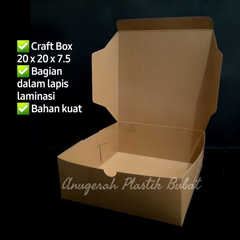20x20 Rice box Contains 50 Pcs/Kraft Rice box/Chocolate Rice box ...