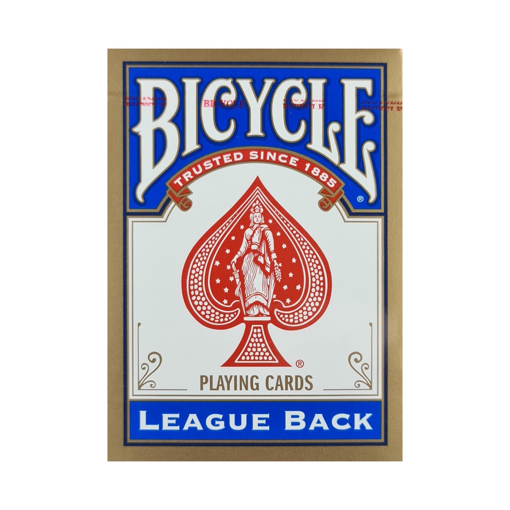 Bicycle league back playing cards sale