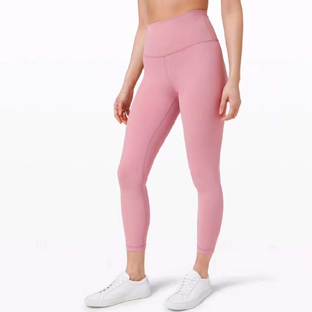 Women Lululemon丨Align Yoga Sports 25' Pants High Waist Leggings-pink