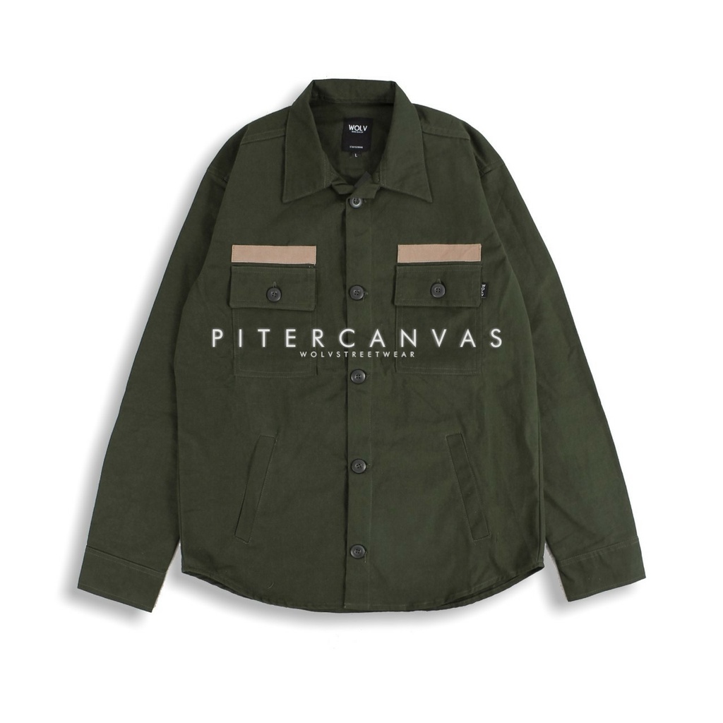 KEMEJA Semi PARKA Jacket ORIGINAL WOLV PARKA PITTER PREMIUM Jacket Men ...