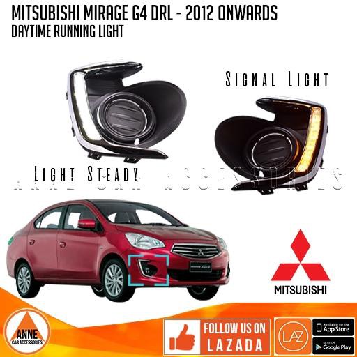 Mitsubishi Mirage G4 Sedan 2014 2021 OLD Fog Light Fog Lamp DRL Day