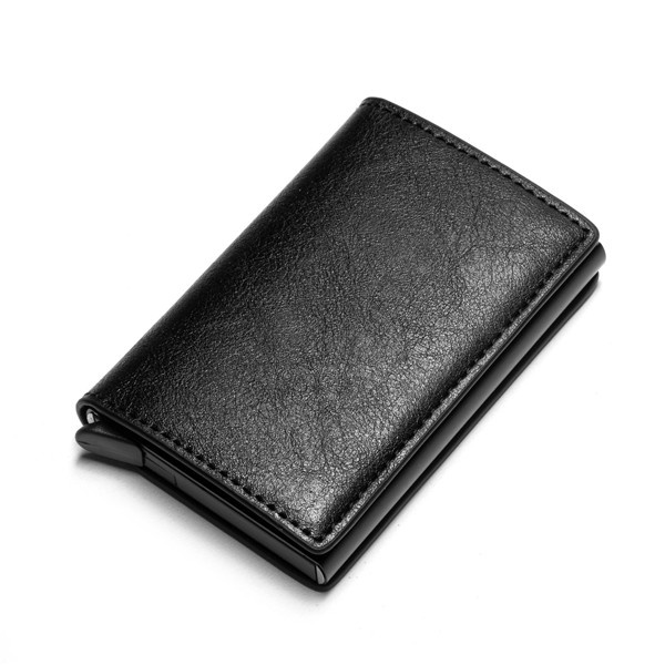 Bycobecy RFID Anti-theft Card Holder Men Wallets Money Bag Male Vintage ...