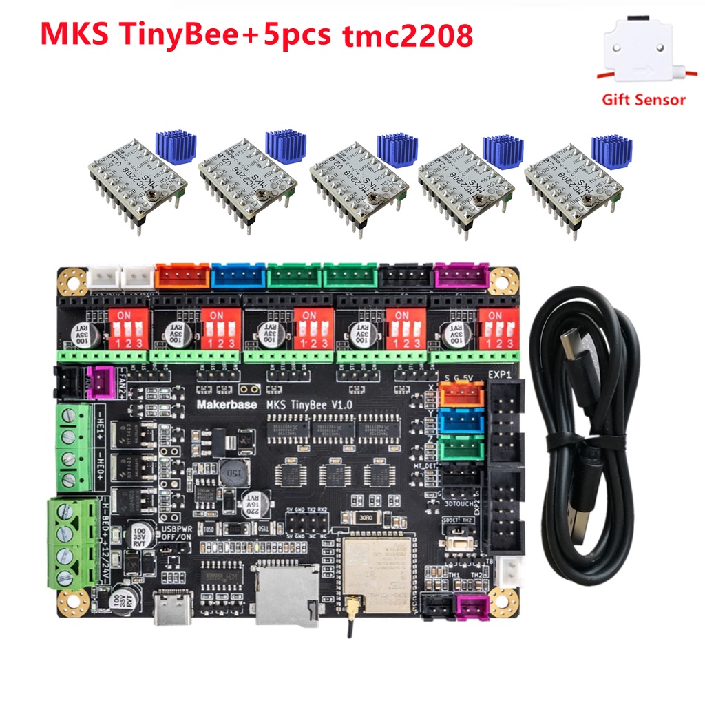 Makerbase MKS TinyBee 3D printer Controller Board ESP32 MCU control