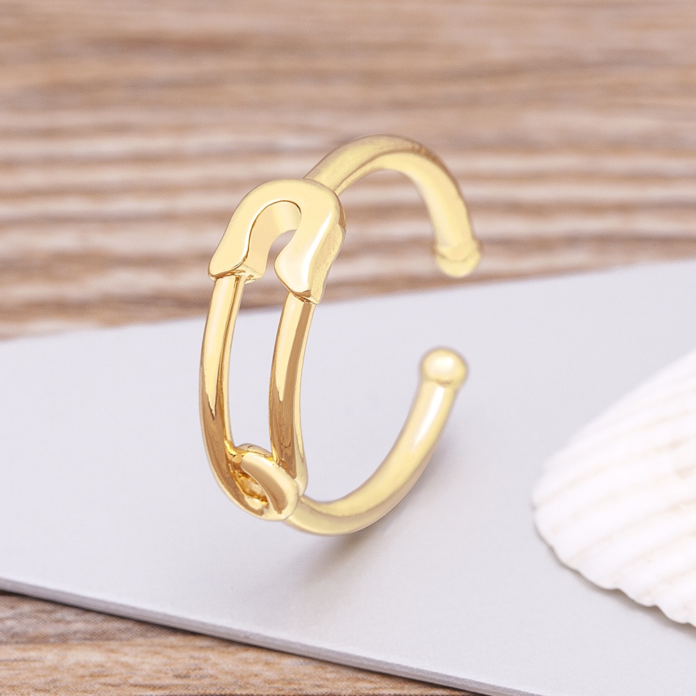 Original Design Luxury Adjustable Ring Jewelry Accessories Gold Color ...