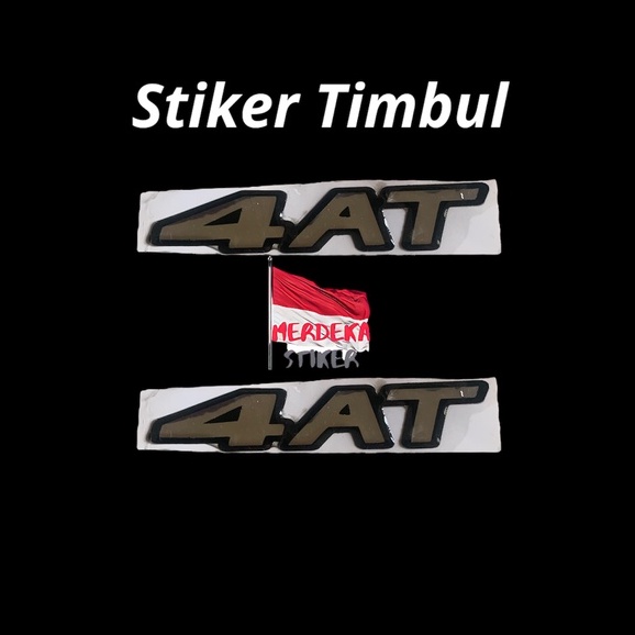 Emblem 4AT TOYOTA Emblem Sticker / Sticker Writing Logo Luggage 4AT ...