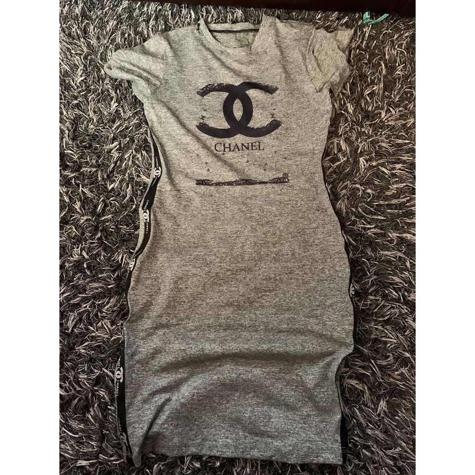 Chanel hot sale tshirt dress