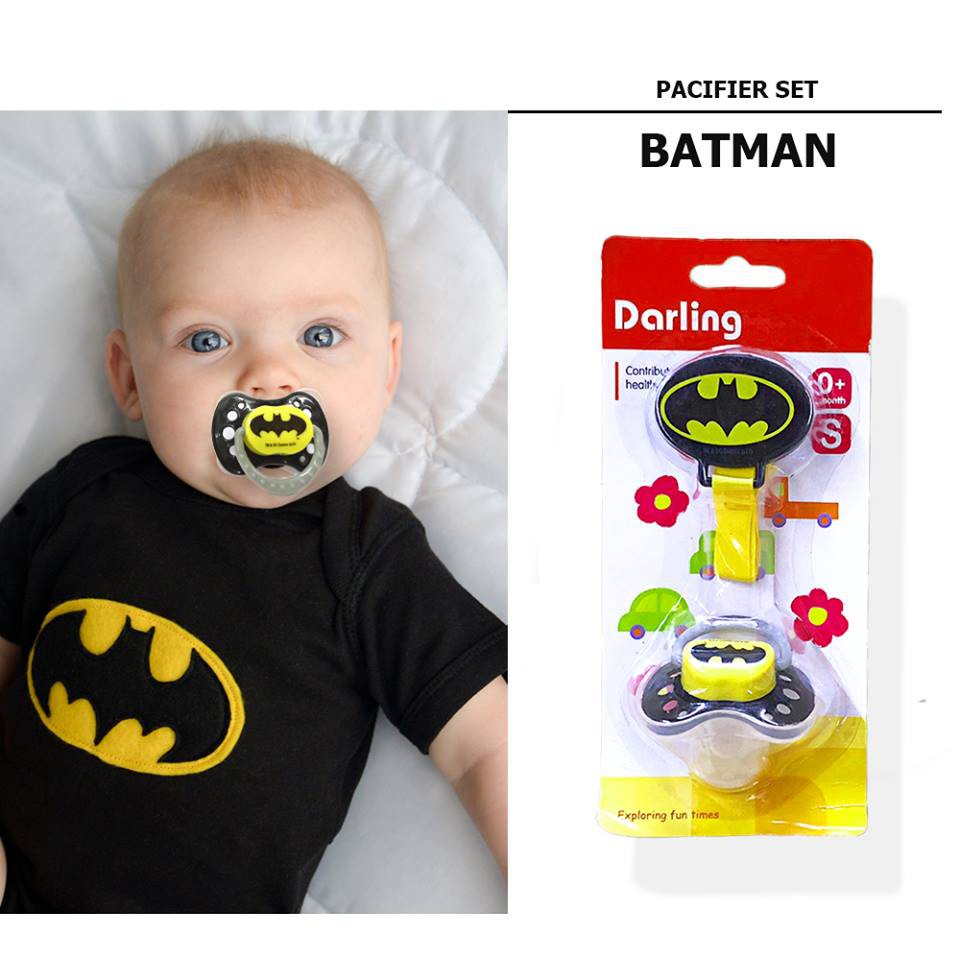 Batman pacifier hot sale