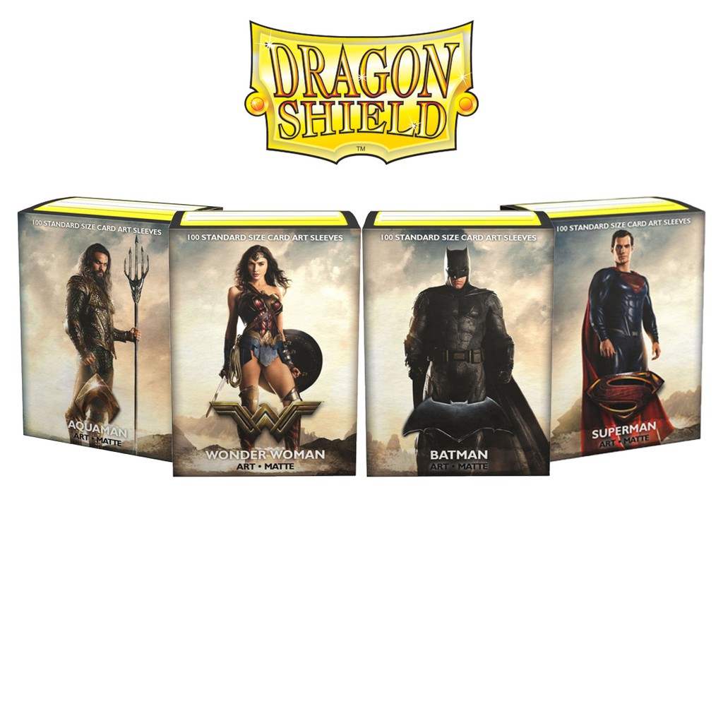 Dragon Shield DC Justice League Art Matte Sleeves Standard Size 100pcs ...
